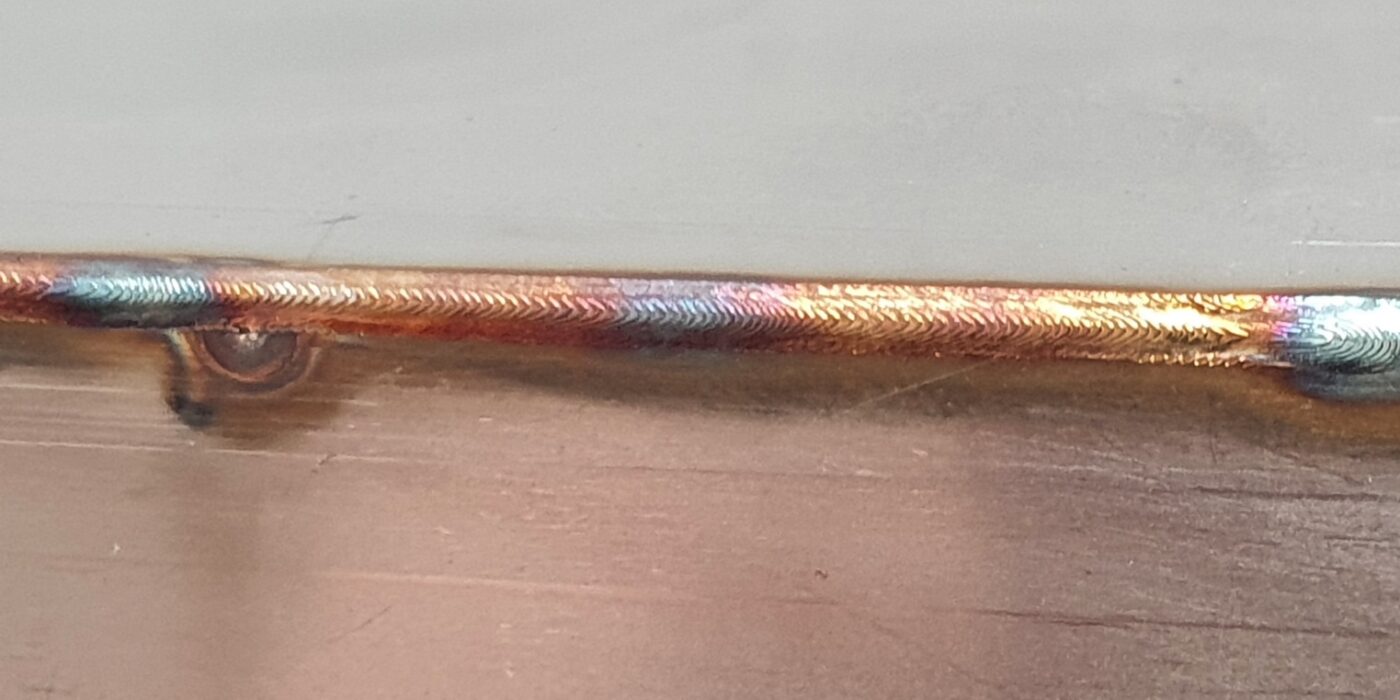 Stainless fusion welded by laser