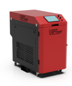 Red and black compact laser welder